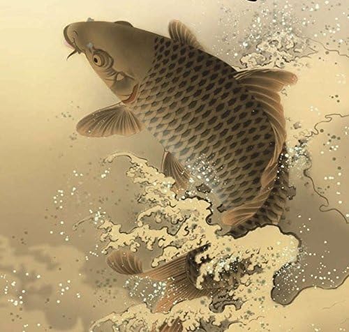 菱田春草 絹本着色 牡丹之図 講談社製複製画 掛軸一幅 保存箱他 197